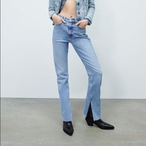 Zara Z1975 HIGH RISE SLIM FLARED JEANS